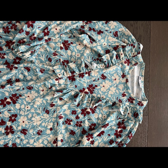 Zara Ruffle dress SZ Medium - Picture 3 of 11